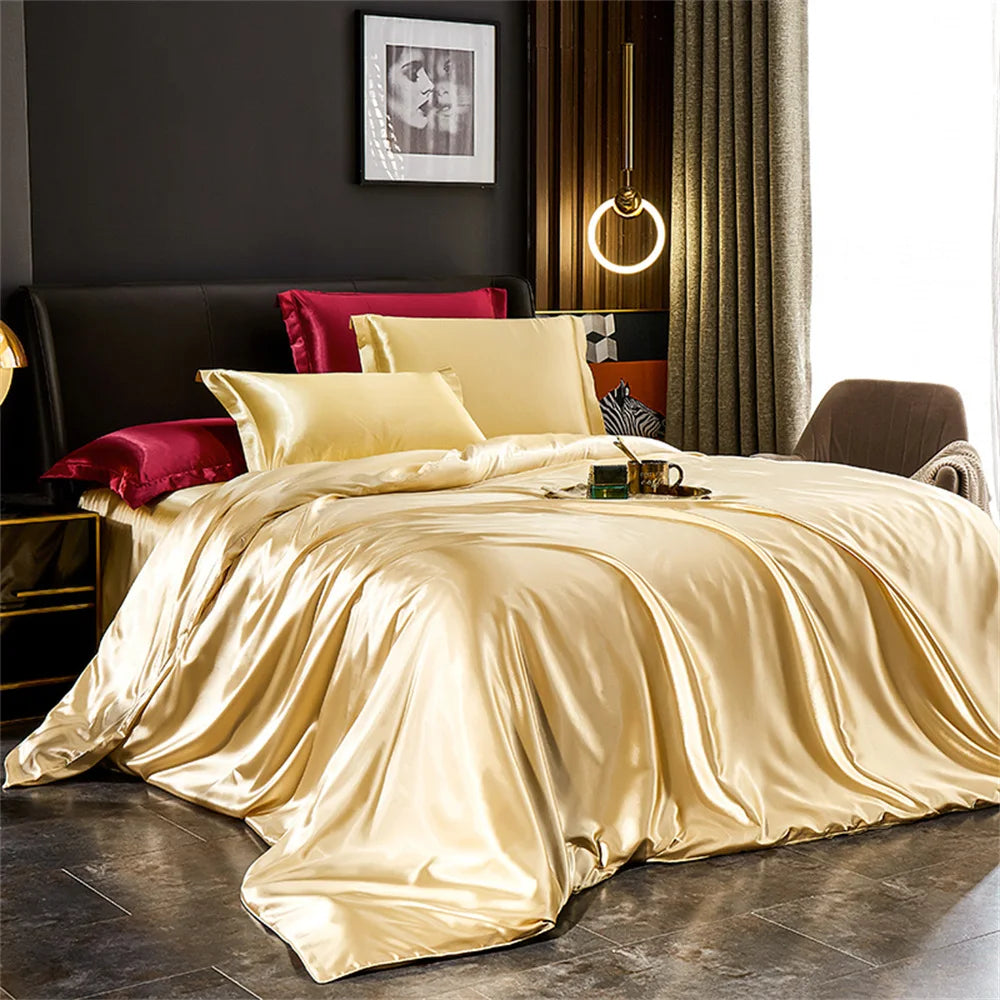 Solid Silk Bedding Sets