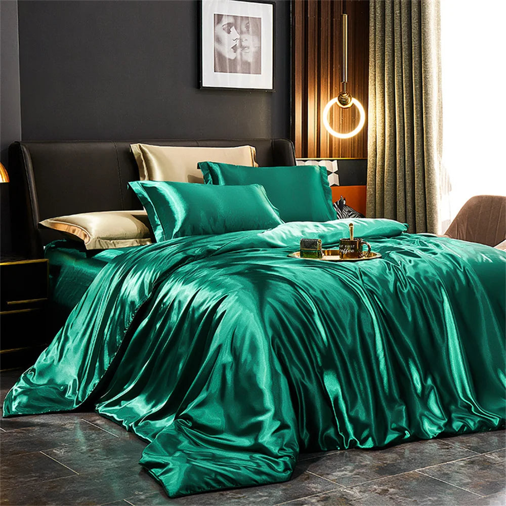 Solid Silk Bedding Sets