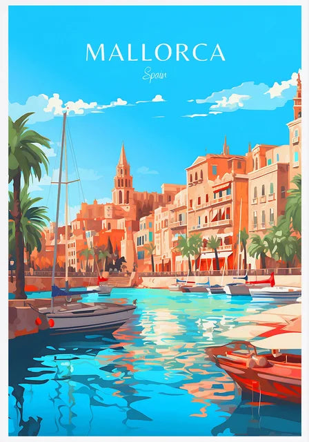 Fun Travel Poster Wall Art