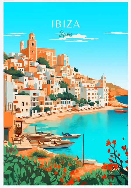 Fun Travel Poster Wall Art