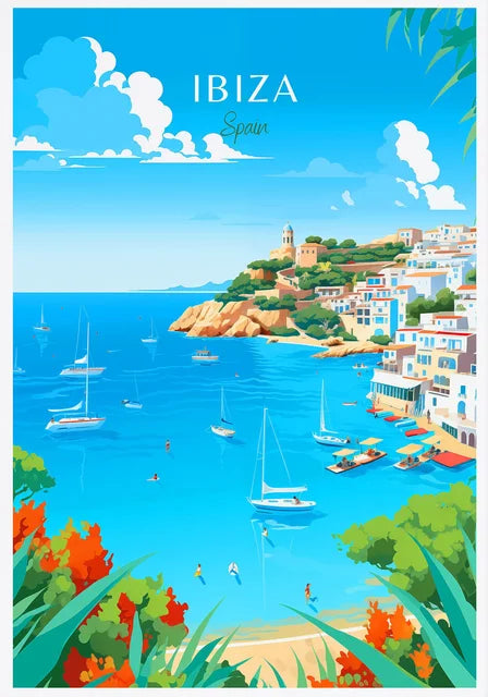 Fun Travel Poster Wall Art