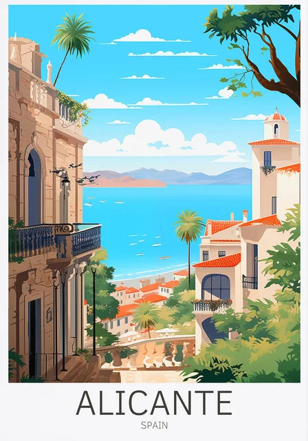 Fun Travel Poster Wall Art