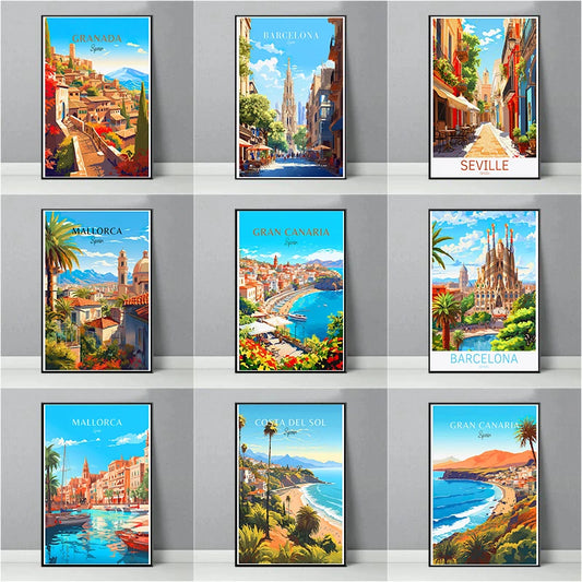 Fun Travel Poster Wall Art