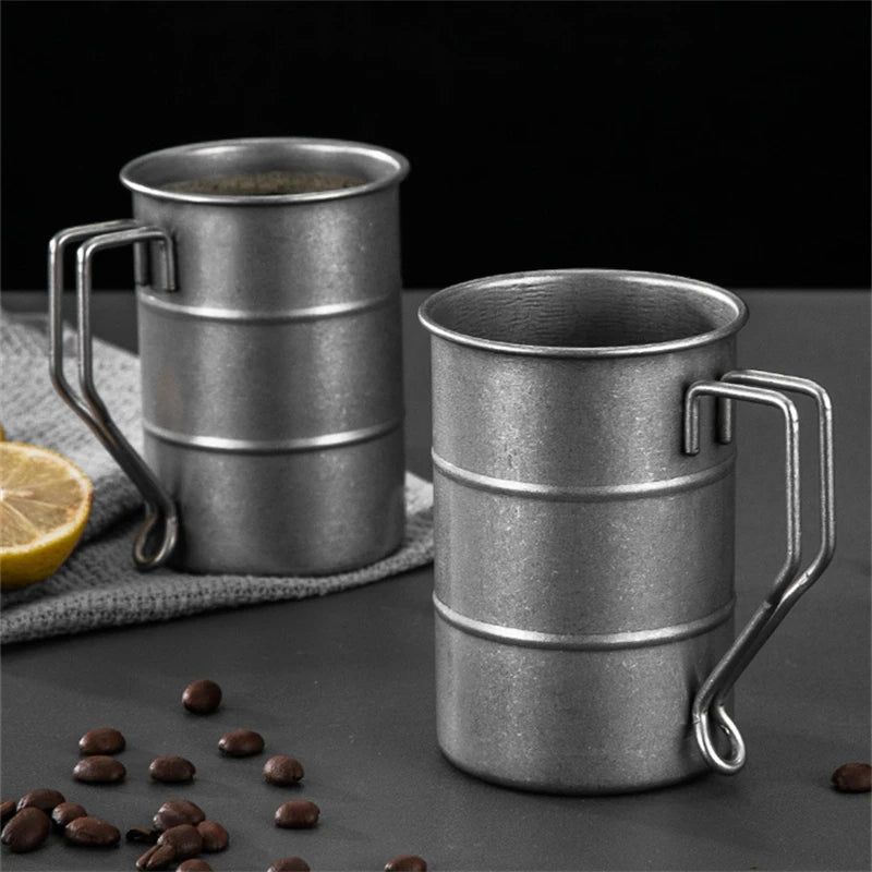 Stainless Steel Industrial Style Mug