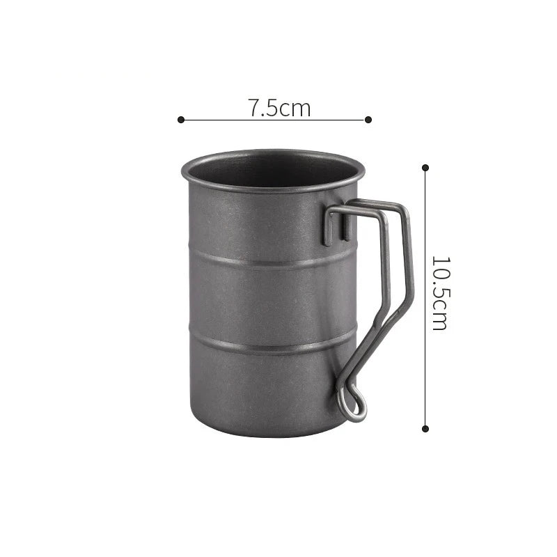 Stainless Steel Industrial Style Mug