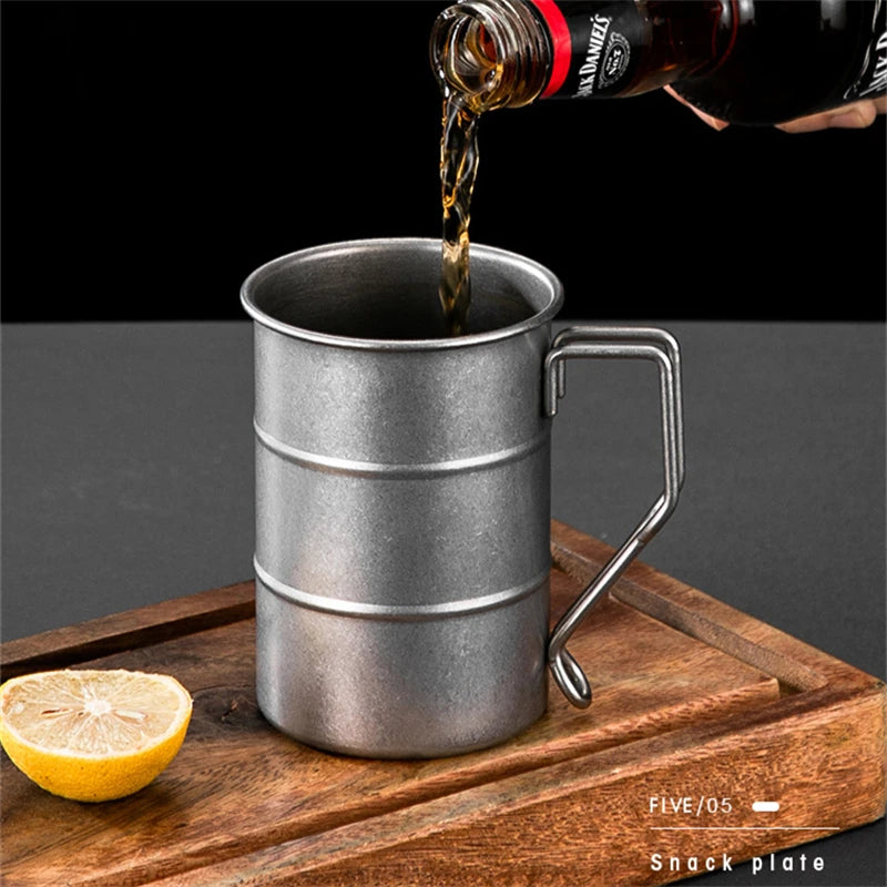 Stainless Steel Industrial Style Mug