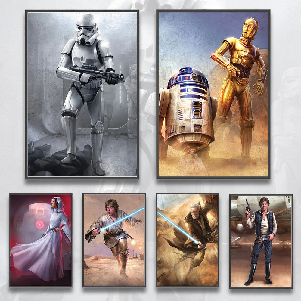 Star Wars Self-adhesive Poster