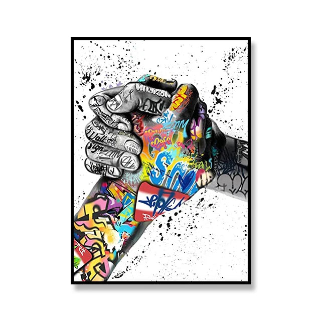 Street Graffiti Canvas Art