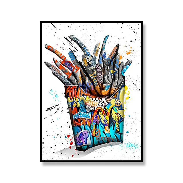 Street Graffiti Canvas Art