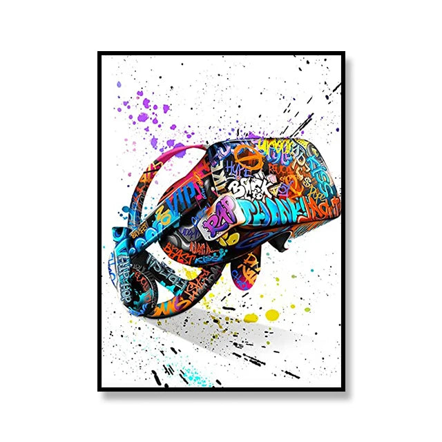 Street Graffiti Canvas Art