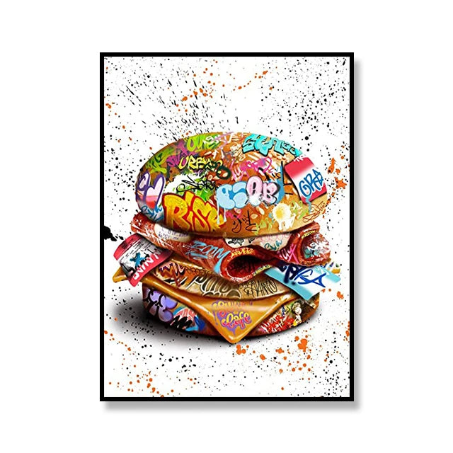 Street Graffiti Canvas Art