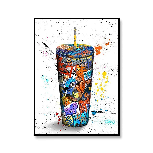 Street Graffiti Canvas Art