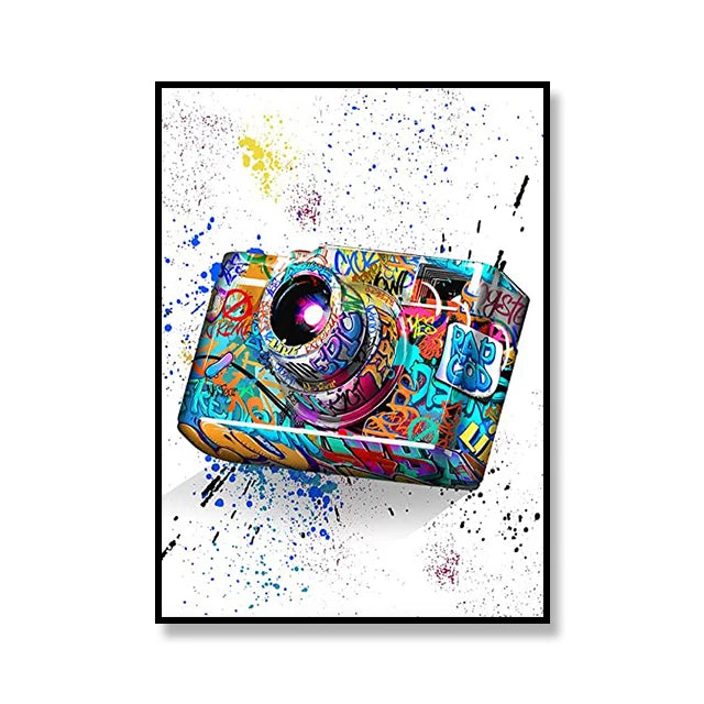 Street Graffiti Canvas Art