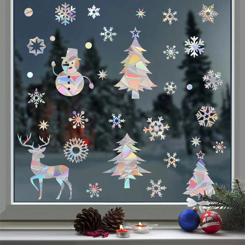 Fun Christmas Window Stickers