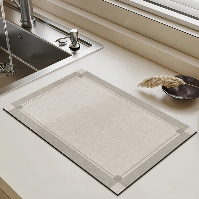 Absorbent Countertop Draining Mat