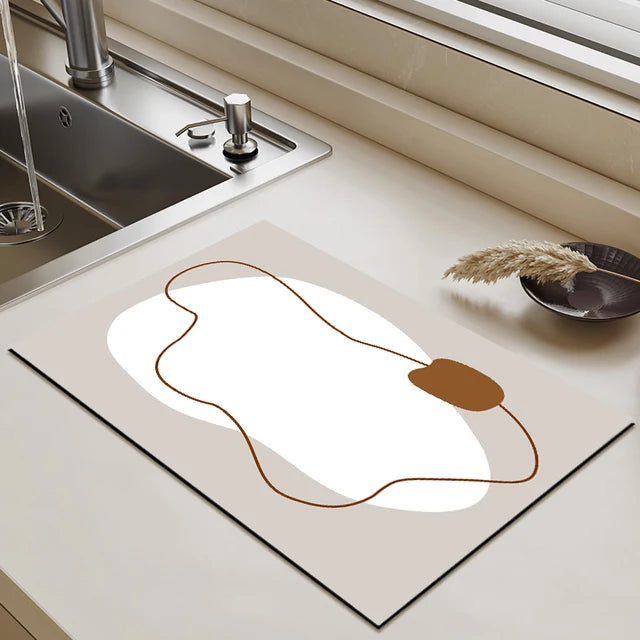 Absorbent Countertop Draining Mat