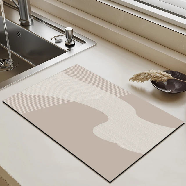 Absorbent Countertop Draining Mat