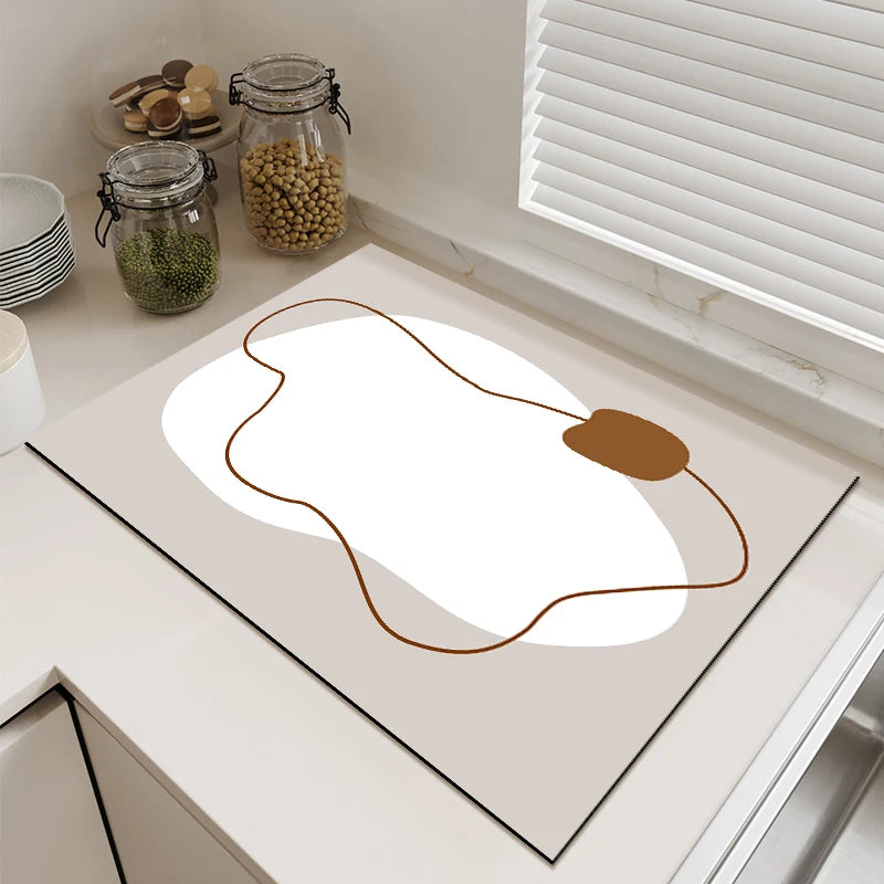 Absorbent Countertop Draining Mat