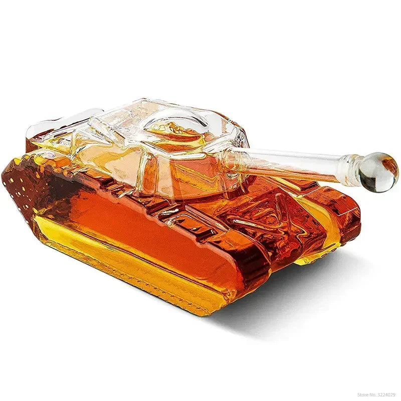 Glass Tank Whiskey Holder