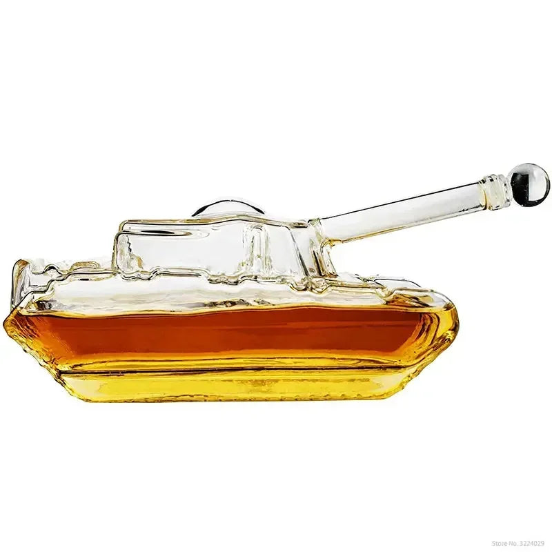 Glass Tank Whiskey Holder