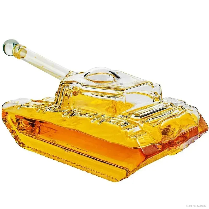 Glass Tank Whiskey Holder