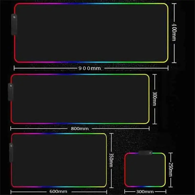 Texas Poker Mat With neon light