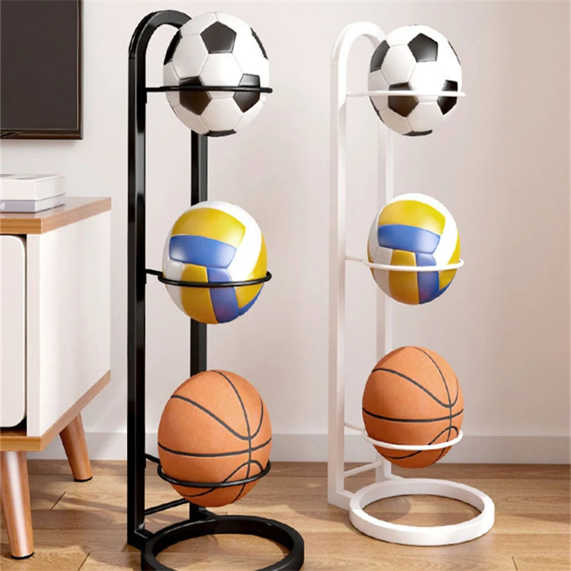 Three Layer Basketball Storage Rack