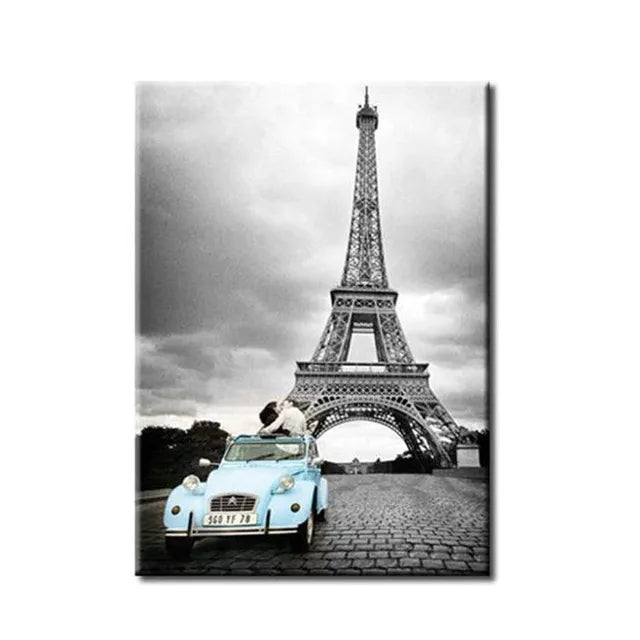 Tower New York City Car Landscape Poster