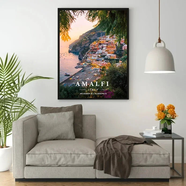 City Landscape Poster Canvas