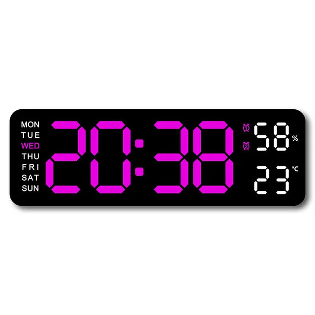 USB Powered Large Digital Wall Clock (9 Inch)