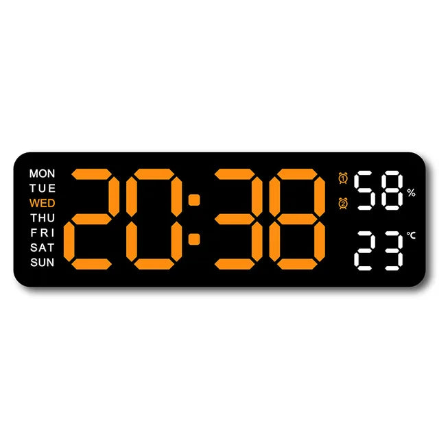 USB Powered Large Digital Wall Clock (9 Inch)