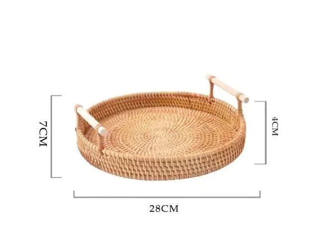 Rattan Tray Basket