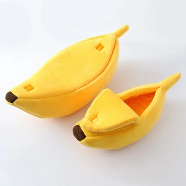 Banana Shaped Dog Cat Bed