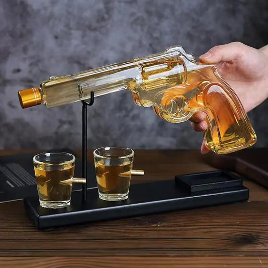 Gun Style Whiskey Glass Set