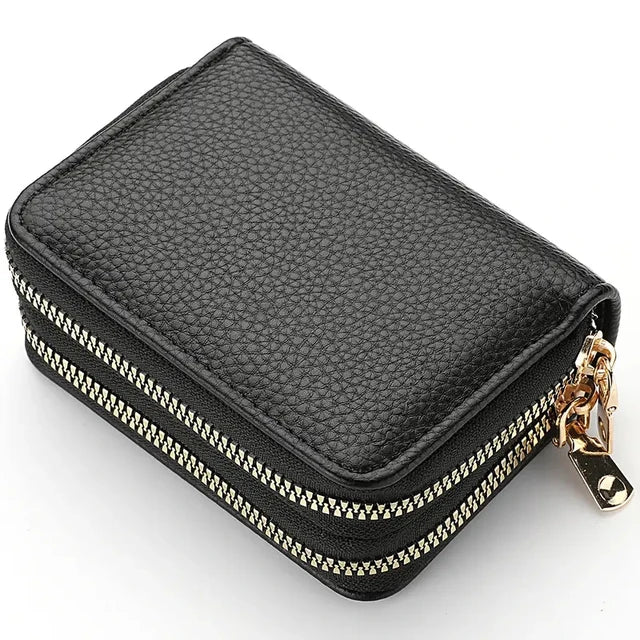 Women's Double Zipper Wallet