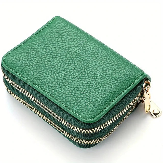 Women's Double Zipper Wallet