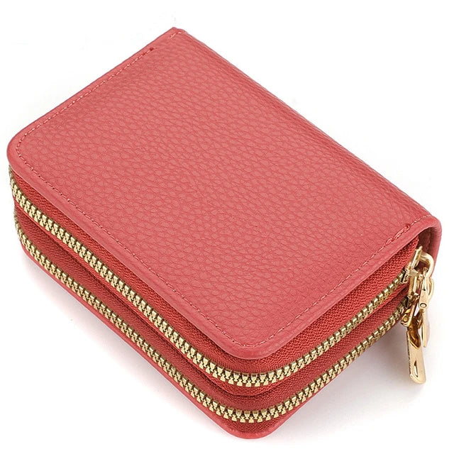 Women's Double Zipper Wallet