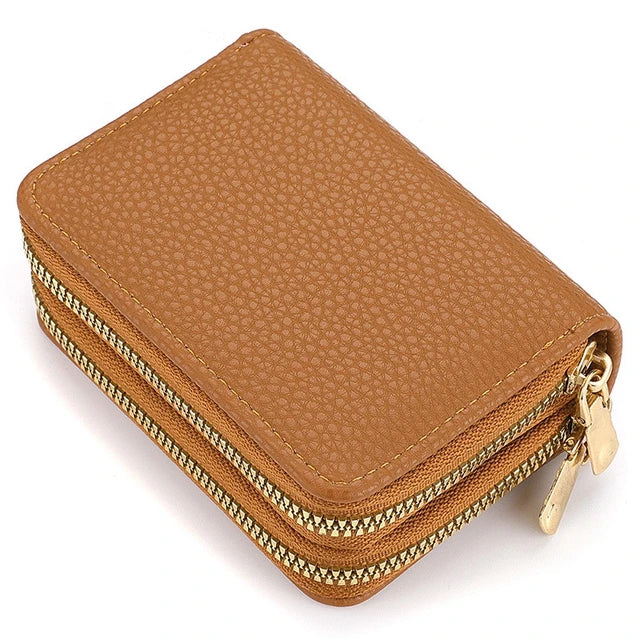 Women's Double Zipper Wallet