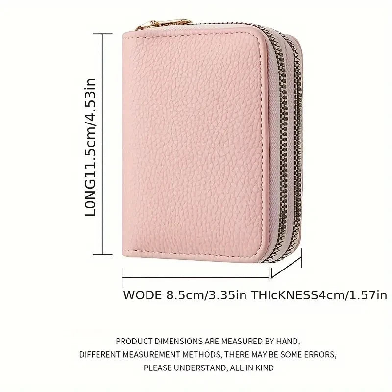 Women's Double Zipper Wallet