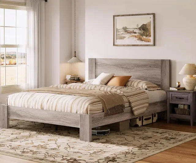 Farmhouse Platform Bed Frame