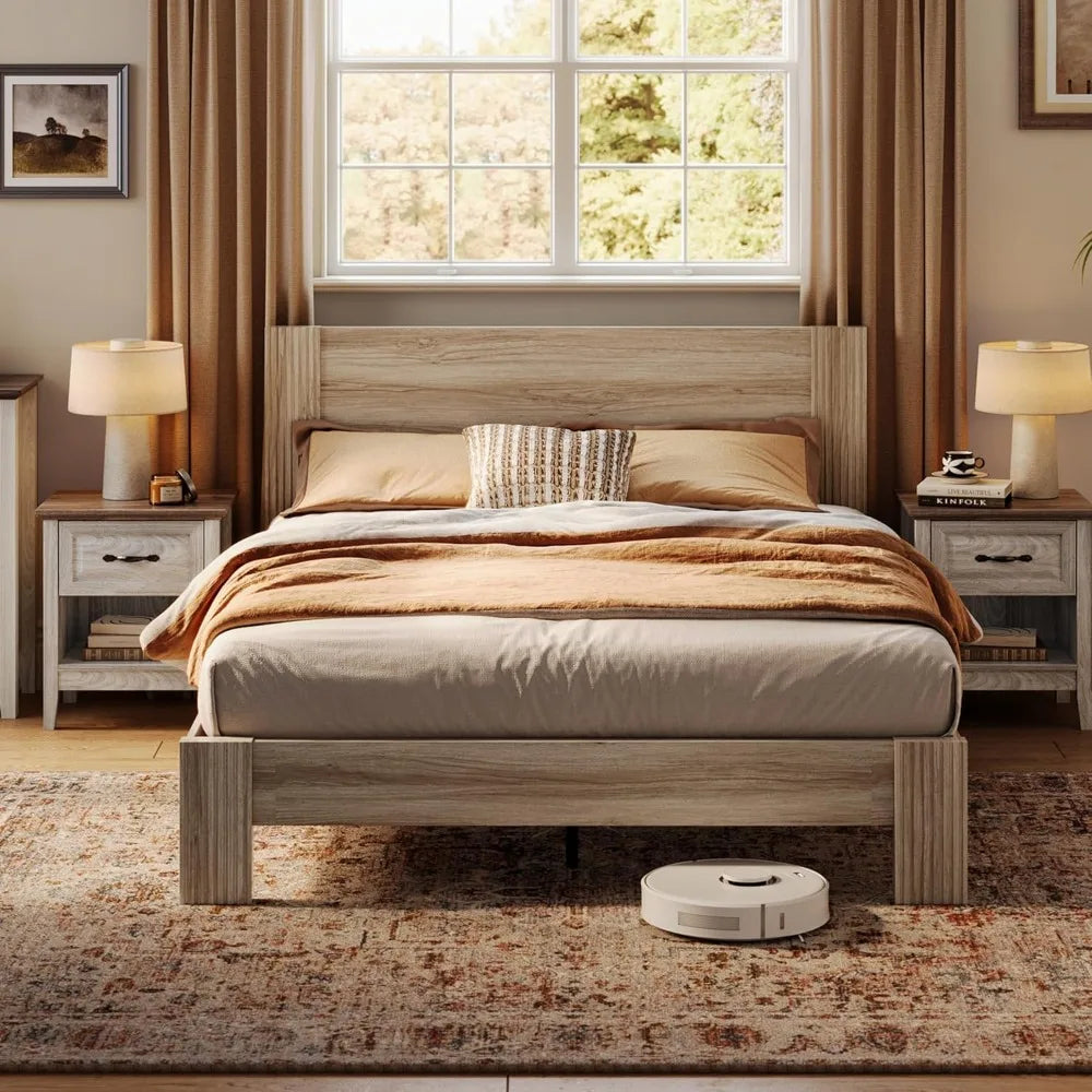 Farmhouse Platform Bed Frame