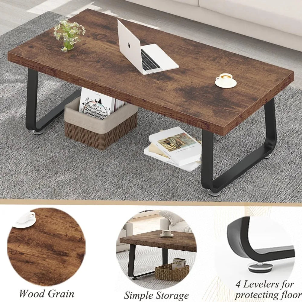 Industrial Wooden Coffee Table