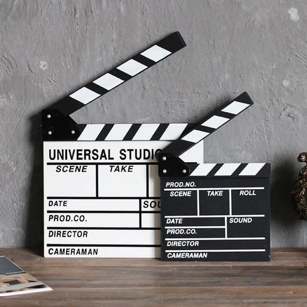 Wooden Director, Video Scene Clapperboard