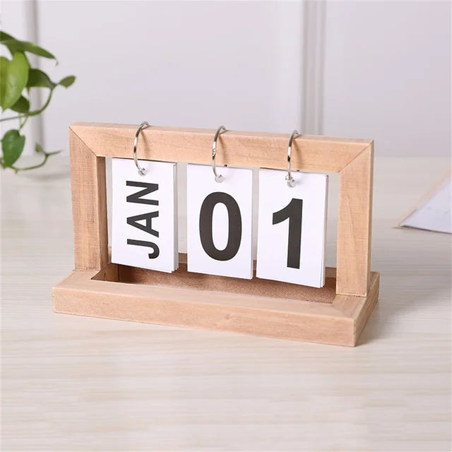 Wooden Perpetual Calendar