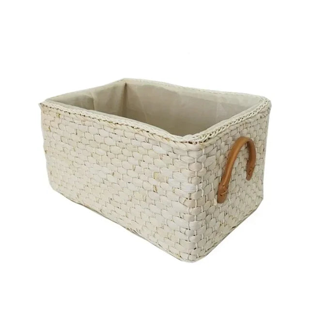 Woven Rattan Storage Basket