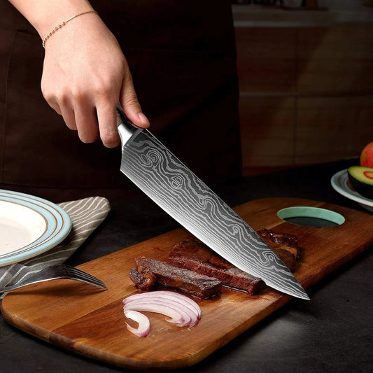 XITUO Sharp Kitchen Knives 8“ Santoku Chef Knife