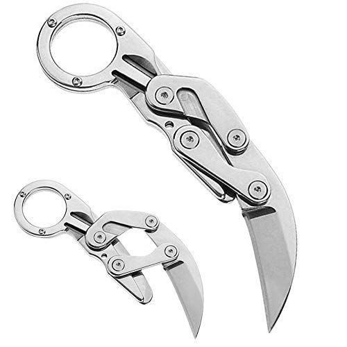 Mechanical Claw Knife Portable Outdoor Knife Camping Survival High Hardness Multi-Function All Steel Claw Folding Knife Outdoor Knife